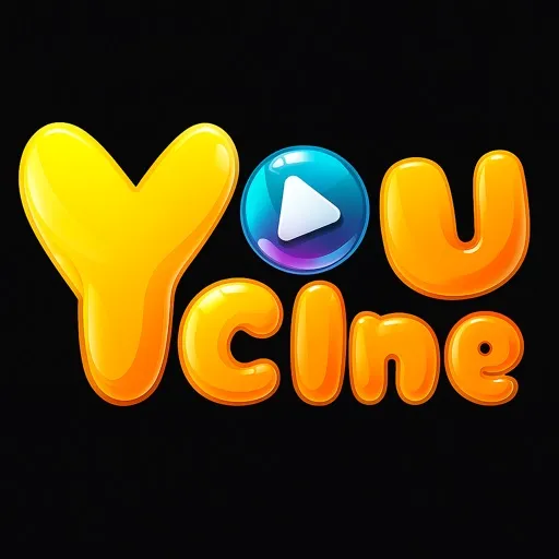 Youcine logo, a streaming app for movies and TV shows, featuring a modern design and vibrant colors.